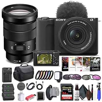 Amazon.com : Sony ZV-E10 II Mirrorless Vlogging Camera Kit